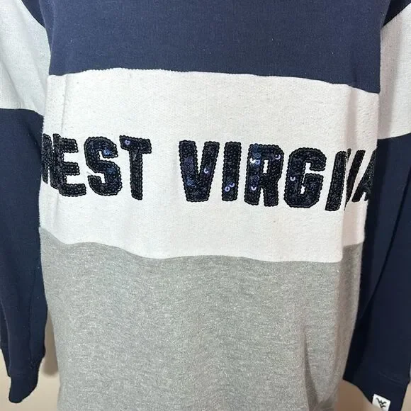 Victoria’s Secret PINK West Virginia mountaineers sweatshirt size XS - Picture 2 of 14